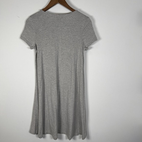 Women's Architect Tshirt Dress Short Sleeve Gray Stretchy Size Small - Picture 6 of 6